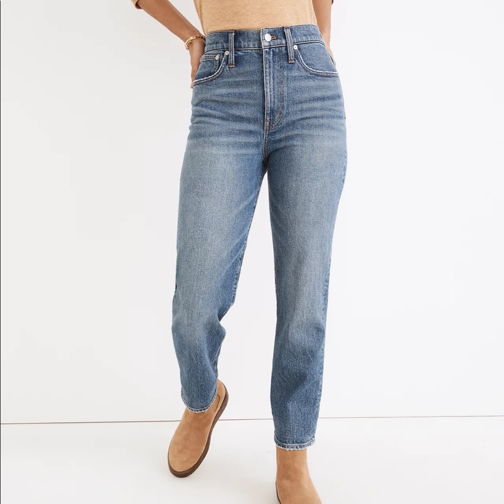 Madewell perfect vintage jean in belbury wash: tencel denim edition